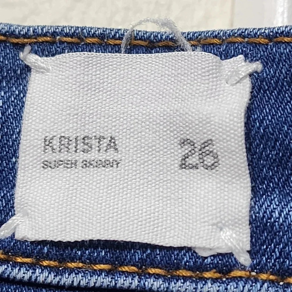 Women's Hudson Krista Super Skinny Jeans Size 26 Casual Business Casual Party - Picture 9 of 9